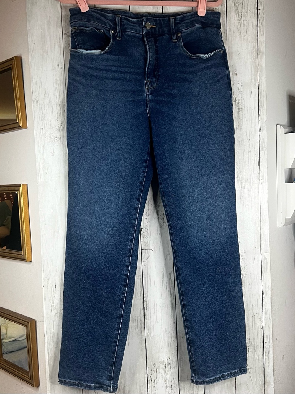 Classic Dark Blue High-Rise Women’s Jeans